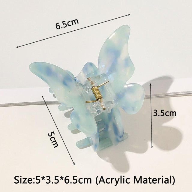 Sweet Fairy Butterfly Shape Hair Claws